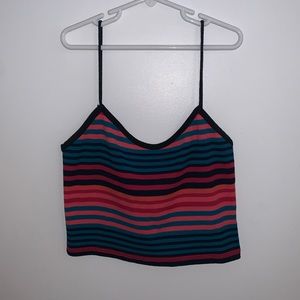 [6]👚TOPSHOP striped cropped tank top